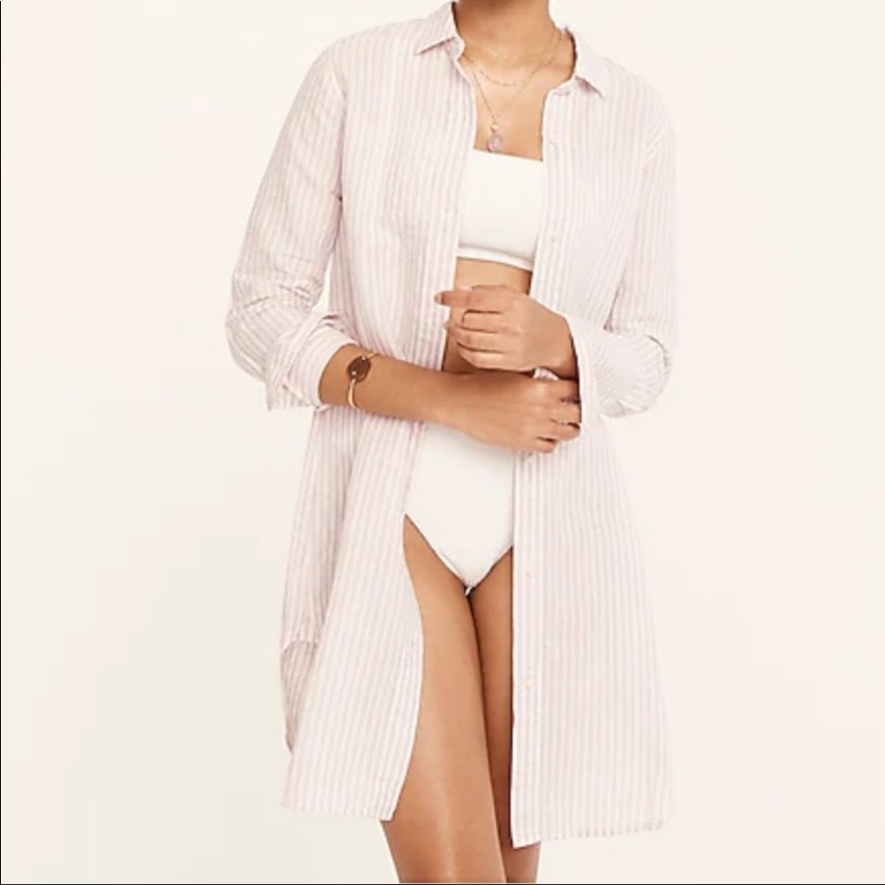 J Crew Beach Coverup Shirt - Like New